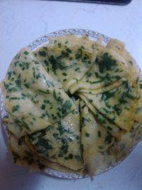 中式韭菜鸡蛋饼