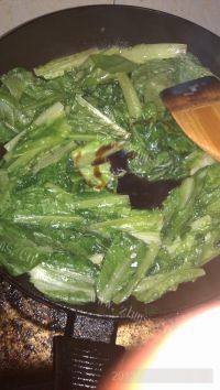 家常菜蚝油油麦菜做法图解5)