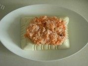 家常菜虾蓉蒸豆腐做法图解7)