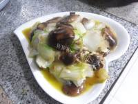 家常菜香菇白菜片