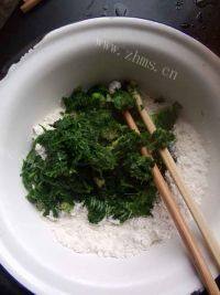 自己做的荠菜饼做法图解3)