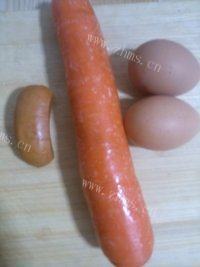 饱满的胡萝卜蛋饼做法图解1)