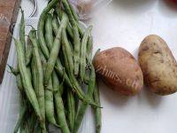 家常菜四季豆炒土豆做法图解1)