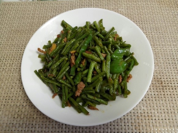 DIY肉炒豇豆