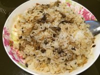 蘑菇炒饭做法图解2)