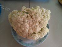 家常菜花菜炒肉片做法图解2)