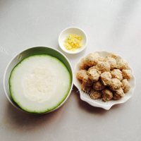 清淡鸡肉丸烧冬瓜做法图解1)