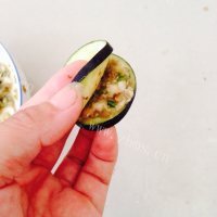 喷香的糖醋茄盒做法图解3)