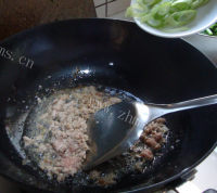 唇齿留香的肉末小白菜做法图解6)