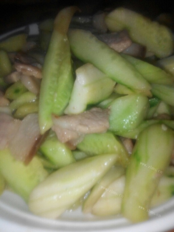 色香味俱全的黄瓜炒肉
