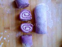 双色紫薯小馒头的做法图解六