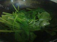 菠菜炒蛋自制做法图解3)