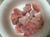 家常扁豆炒肉做法图解5)