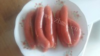 香喷喷的煎热狗做法图解3)