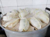 好吃的汤面素馅蒸饺做法图解7)