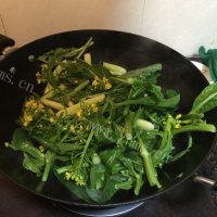 清淡的清炒菜心做法图解6)