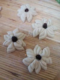 自制菊花馒头做法图解8)