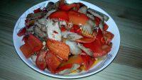 家常菜红椒回锅肉