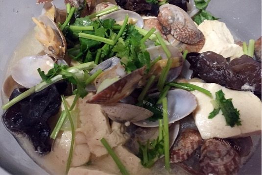 蚬子豆腐汤