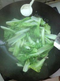 DIY-清炒小白菜做法图解6)
