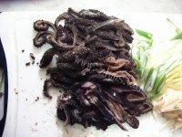 爆香的尖椒肚丝做法图解3)