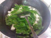 家常菜青菜豆腐汤做法图解9)