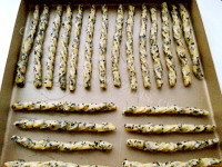自制海苔芝麻阿拉棒做法图解14)