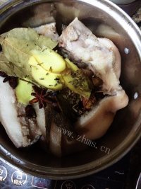 香卤猪头皮做法图解5)