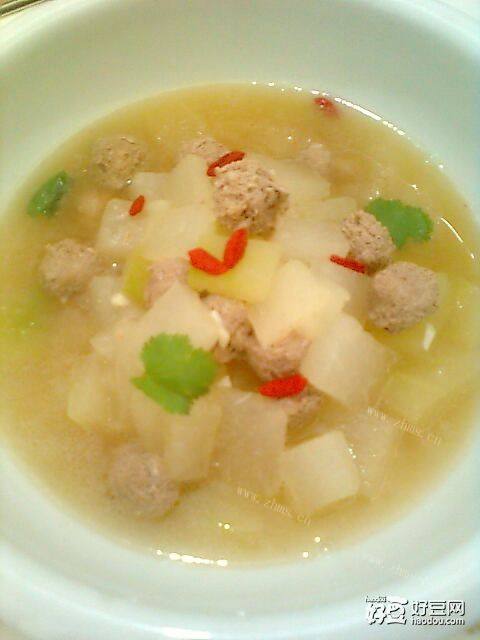 肉圆冬瓜汤