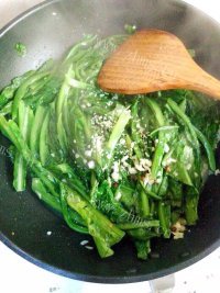DIY清炒油麦菜做法图解3)