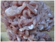 家常菜雪菜炒肉丝做法图解3)