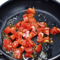 香气浓郁的西红柿打卤面的做法图解四