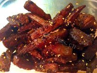 诱人的麻辣牛肉干做法图解8)