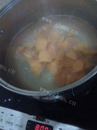 营养的红薯粥做法图解8)