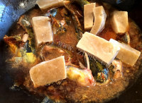 家常冻豆腐烧黄骨鱼做法图解10)