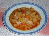 家常菜西红柿炒白菜