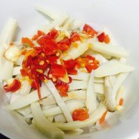 家常菜凉拌杏鲍菇做法图解7)