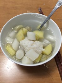 甜蜜的小蛋圆酒酿水果羹做法图解7)