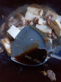 简易的豆腐炒肉做法图解7)
