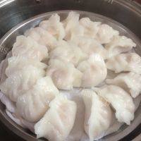美味的水晶虾饺