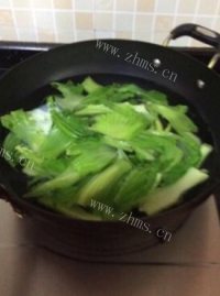 家常菜清炒芥菜做法图解4)