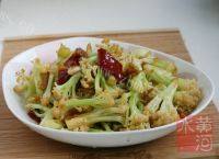 家常菜干煸菜花