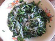 粉丝拌菠菜