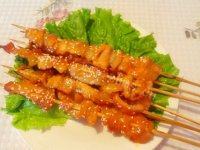 美味的蜜汁烤肉