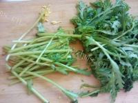 家常菜白灼茼蒿做法图解3)