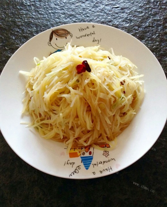 色香味俱全的酸辣土豆丝