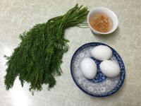 美味的茴香煎蛋做法图解1)