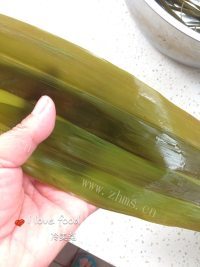 好吃的水晶西米紫薯粽#新鲜做法图解9)