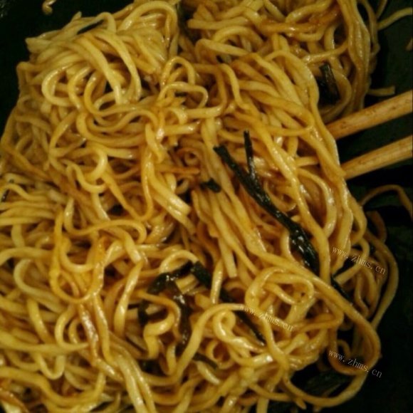 独特的葱油面