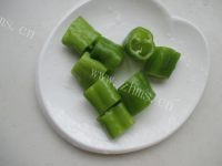 美味的豆腐香菇酿青椒做法图解3)